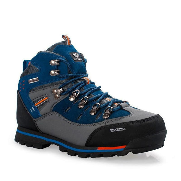 Men's Waterproof Hiking Shoes High Top Outdoor Boots Non-Slip Trail Running Sneakers