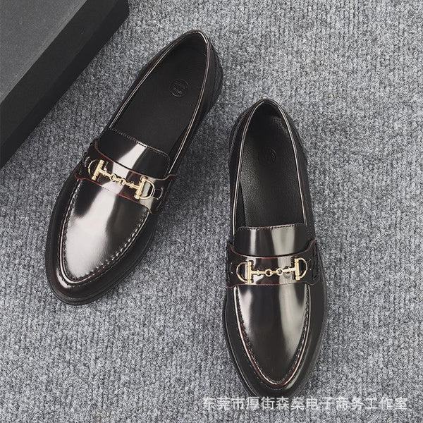 Classic Leather Loafers for Women Slip On Comfort Flat Shoes with Horsebit Detail