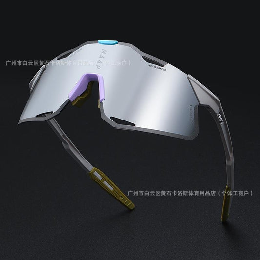 MAAP x 100% Cycling Sunglasses - Interchangeable Lens MTB Road Bike Goggles, Windproof, UV Protection