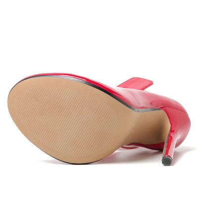 Ultra Slim Stiletto Heels with Ankle Lock | Extended Sizes | 14-15cm Extra Height