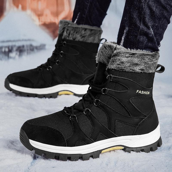 Women's Insulated Snow Boots Waterproof Winter Hiking Shoes Mid Calf Ski Boots Outdoor Warm Snowboots