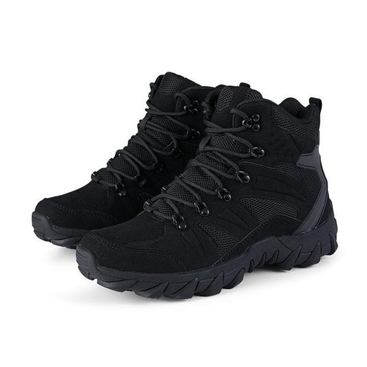 Men's Tactical Desert Boots Waterproof Hiking Boots Outdoor Camping Military Combat Training Shoes