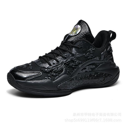 Light Up Basketball Shoes with Sound, Breathable Men's Athletic Sneakers for Night Games