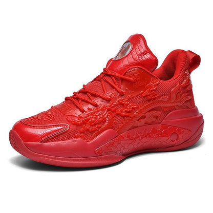 Light Up Basketball Shoes with Sound, Breathable Men's Athletic Sneakers for Night Games