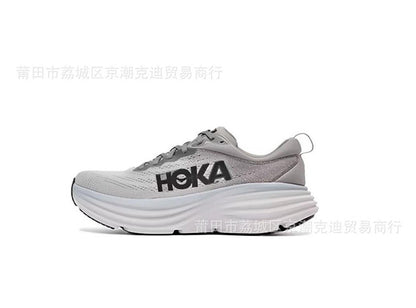HOKA Bondi 8 Road-Running Shoes for Men & Women | Lightweight Low-Top Sneakers for Daily Wear
