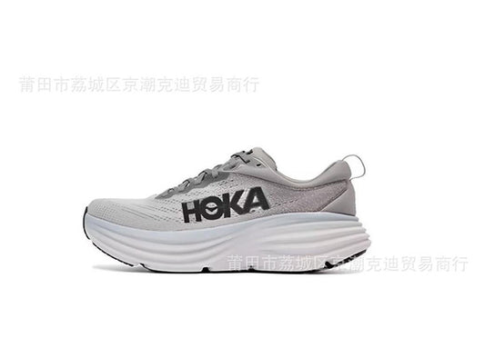 HOKA Bondi 8 Road-Running Shoes for Men & Women | Lightweight Low-Top Sneakers for Daily Wear
