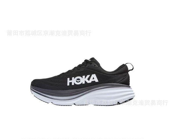 HOKA Bondi 8 Road-Running Shoes for Men & Women | Lightweight Low-Top Sneakers for Daily Wear