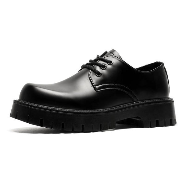 Chunky Platform Martin Boots | Round Toe British Style Japanese Streetwear Fashion Shoes