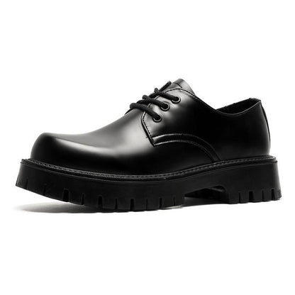 Chunky Platform Martin Boots | Round Toe British Style Japanese Streetwear Fashion Shoes