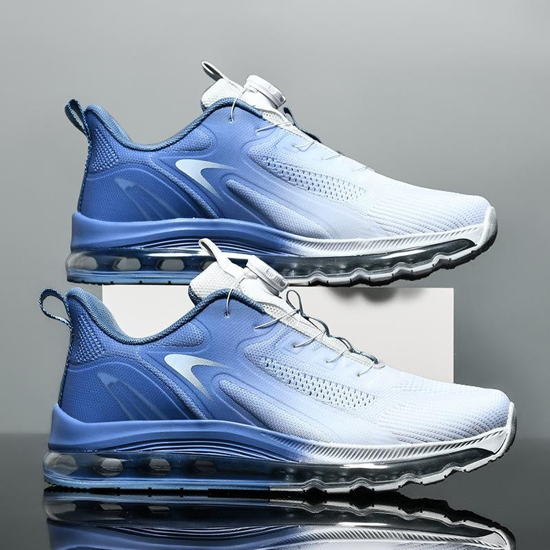 Men's Extra Wide Size 47 48 Breathable Running Shoes with Full-Length Air Cushion & Mesh Upper