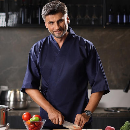 Custom Japanese Chef Uniform Sushi Restaurant Kimono Workwear