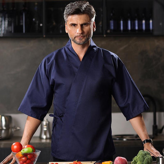 Custom Japanese Chef Uniform Sushi Restaurant Kimono Workwear