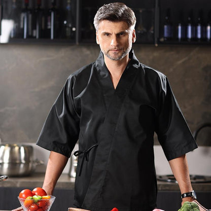 Custom Japanese Chef Uniform Sushi Restaurant Kimono Workwear