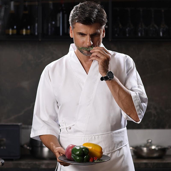 Custom Japanese Chef Uniform Sushi Restaurant Kimono Workwear