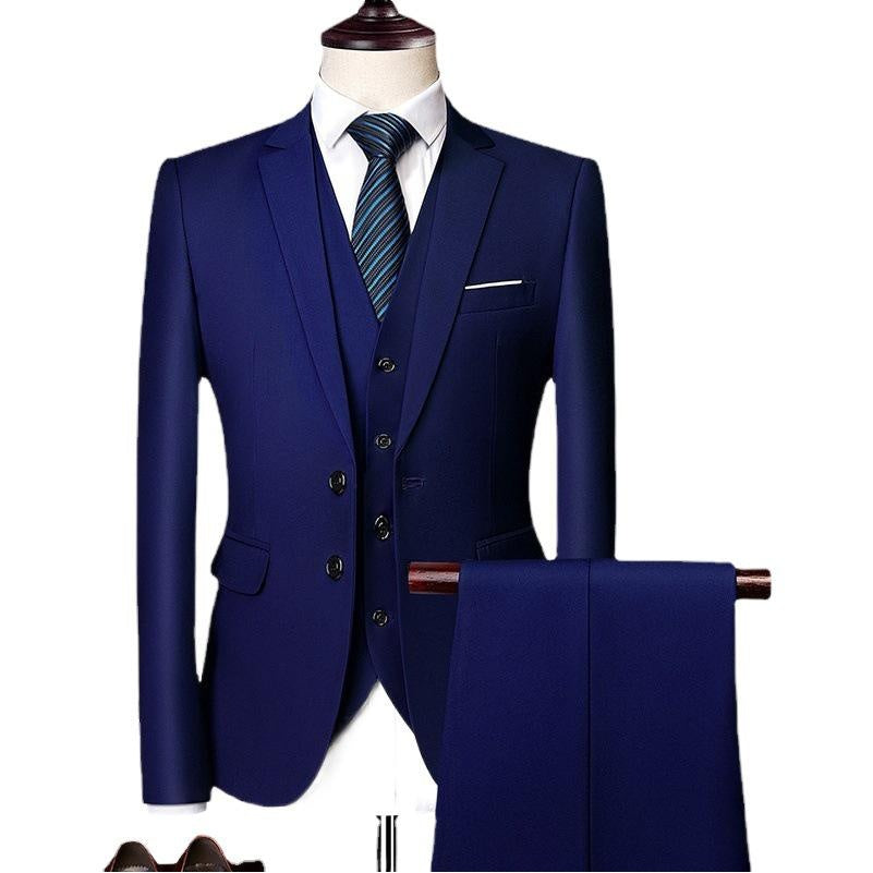 비즈니스, 결혼식 및 공식 행사에 적합한 남성용 블랙 정장 재킷