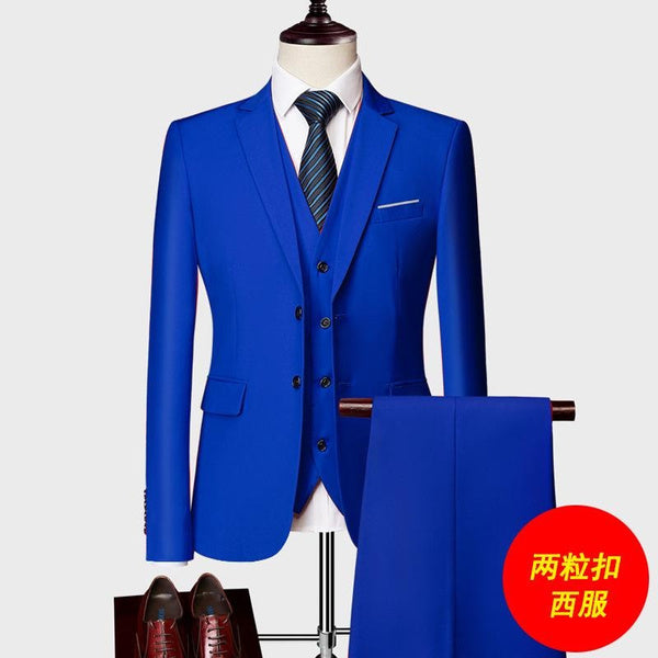 비즈니스, 결혼식 및 공식 행사에 적합한 남성용 블랙 정장 재킷