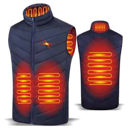 Smart Heating Vest for Men with 4-Zone Graphene Warmth, USB-Powered Electric Waistcoat & Intelligent Temperature Control