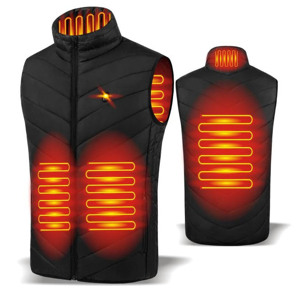 Smart Heating Vest for Men with 4-Zone Graphene Warmth, USB-Powered Electric Waistcoat & Intelligent Temperature Control