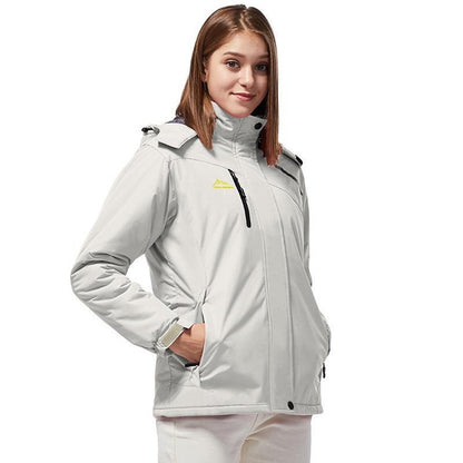 Men's Winter Jacket Fleece Lined Thickened Windproof Parka for Dad Grandpa