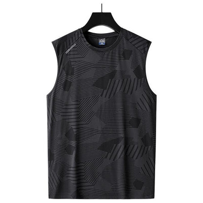 Men's Big & Tall Cooling Sleeveless Shirts - Quick Dry Athletic Muscle Tank Tops with Ice Silk Fabric for Summer Workout