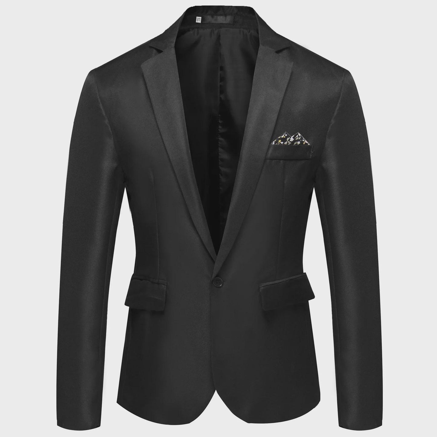 Men's Slim Fit Single Breasted Blazer | One Button Casual Suit Jacket for Modern Style