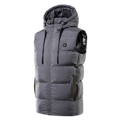 USB Heated Vest for Men and Women, Rechargeable Electric Warming Jacket with Smart Thermostat Control