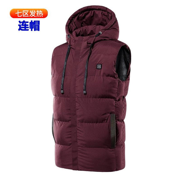 USB Heated Vest for Men and Women, Rechargeable Electric Warming Jacket with Smart Thermostat Control