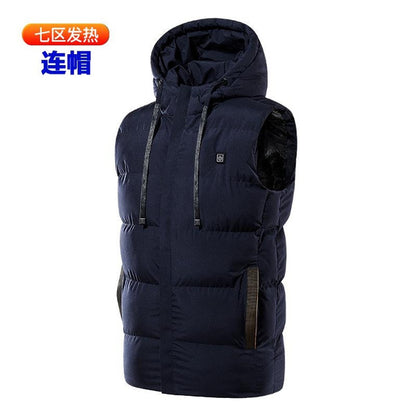 USB Heated Vest for Men and Women, Rechargeable Electric Warming Jacket with Smart Thermostat Control