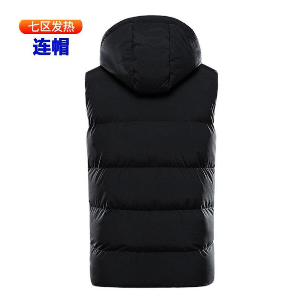 USB Heated Vest for Men and Women, Rechargeable Electric Warming Jacket with Smart Thermostat Control