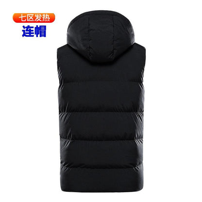 USB Heated Vest for Men and Women, Rechargeable Electric Warming Jacket with Smart Thermostat Control