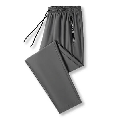 Men's Lightweight Quick-Dry Stretch Pants with Cooling Fabric for Summer and Spring