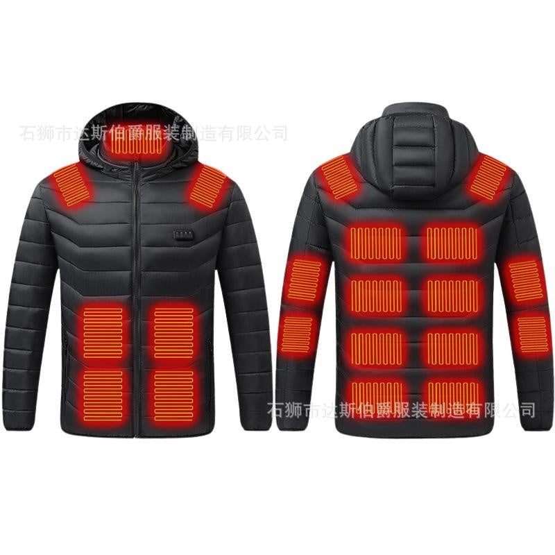 Smart Heated Jacket with USB Power & Multi-Zone Control - Men's & Women's Electric Warming Coat