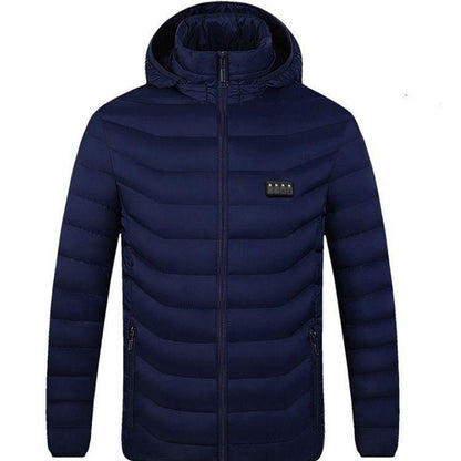 Smart Heated Jacket with USB Power & Multi-Zone Control - Men's & Women's Electric Warming Coat