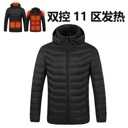 Smart Heated Jacket with USB Power & Multi-Zone Control - Men's & Women's Electric Warming Coat