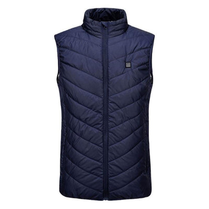 Heated Vest with 17-Zone Heating | Large Size Electric Warming Vest for Cold Weather