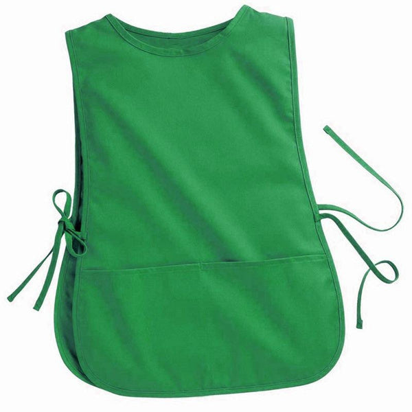 Women's Round Neck Cross-Back Apron Vest with Pockets and Ties for Work & Home