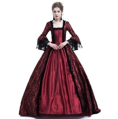 Victorian Medieval Renaissance Ball Gown Dress for Theater & Cosplay