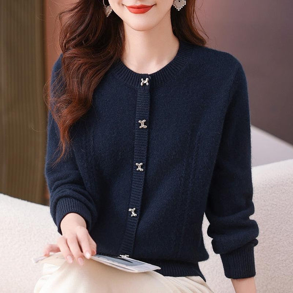 Cozy Chunky Knit Sweater Women's Casual Loose Fit Pullover Winter Tops