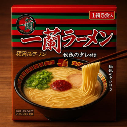 일본 대표 라멘 이치란 하카타 돈코츠 라멘 10개입 (5개입 2팩)