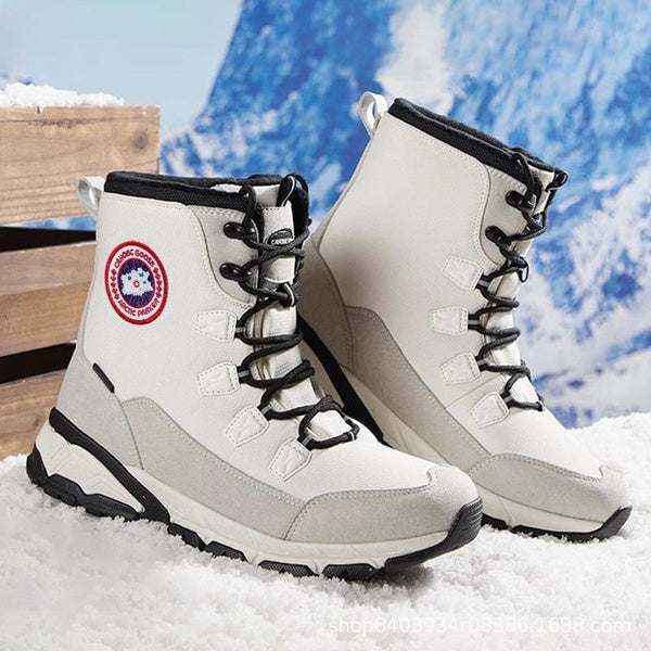 Men's Winter Snow Boots Waterproof Slip-Resistant Insulated Hiking Shoes for Cold Weather
