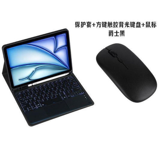 백라이트 키가 있는 iPad Air Pro Bluetooth 키보드 케이스, 11인치 및 10.9인치 태블릿용 스마트 커버 스탠드