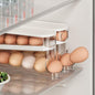 Rolling Egg Holder & Organizer for Refrigerator Door - Space Saving Kitchen Storage Container