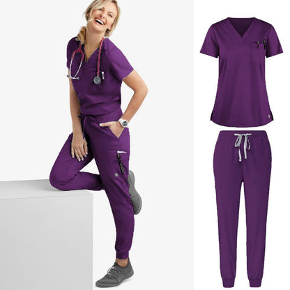 Professional Medical Scrub Set for Doctors & Nurses | Spa & Salon Uniform