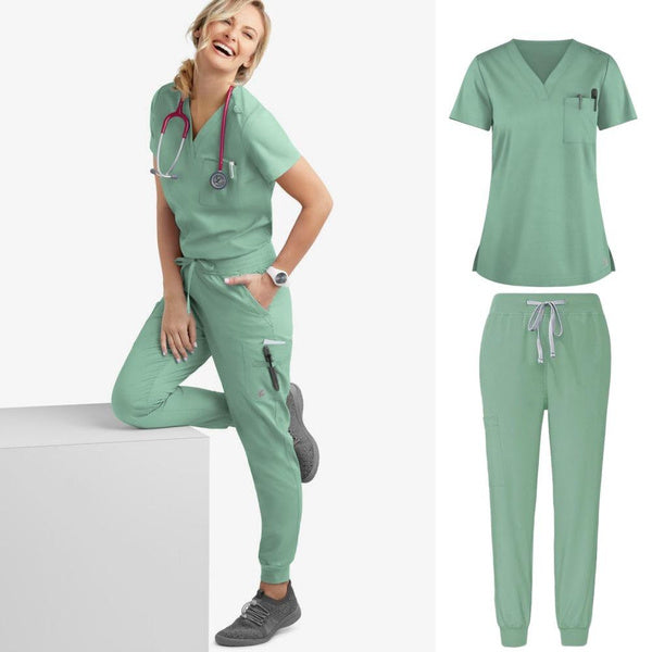 Professional Medical Scrub Set for Doctors & Nurses | Spa & Salon Uniform