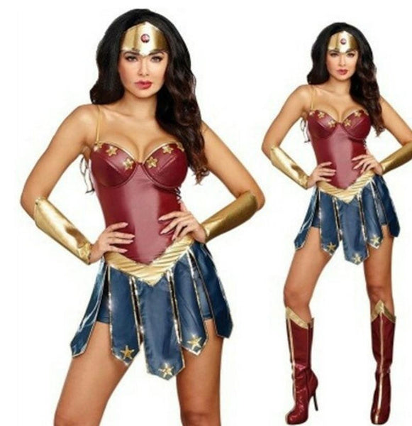 Gladiator Wonder Woman Costume for Women | Premium Cosplay & Halloween Outfit