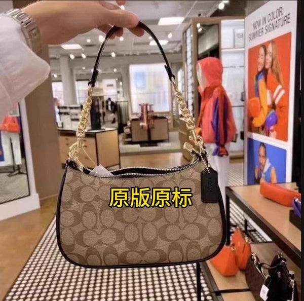 COACH Teri Underarm Bag: Premium Light Luxury Shoulder & Crossbody Purse