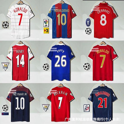 Vintage Football Jerseys: Paris, Arsenal, Chelsea, Juventus, Boca, Argentina & More