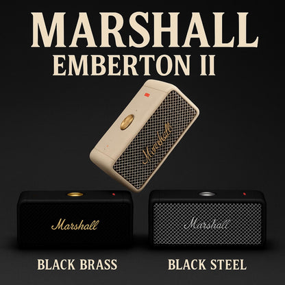Marshall EMBERTON 2 마샬 엠버튼2 블루투스 스피커 소형 휴대용 미니 캠핑  관부가세 포함