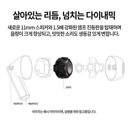 Galaxy Buds 3 SM-R530 삼성전자 갤럭시 버즈 3 무선 블루투스 이어폰 글로벌 버전