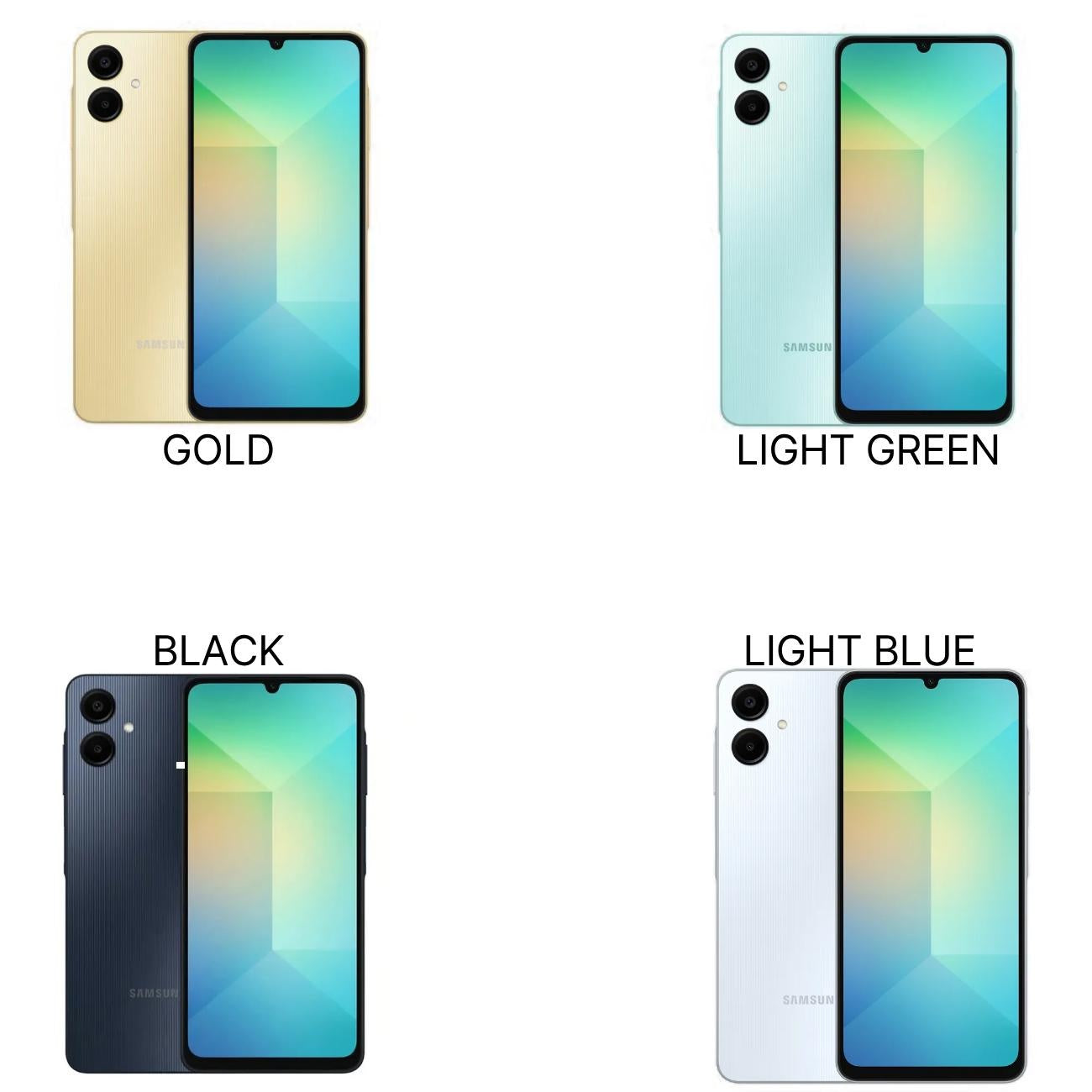 SAMSUNG Galaxy A06 4G Dual SIM 삼성전자 갤럭시 A06 LTE 듀얼심 자급제 미사용 새상품 공기계  (RAM.ROM) [4+64GB / 4+128GB / 6+128GB]